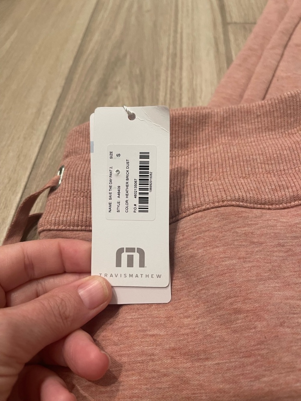 NWT Travis Matthew Save The Day 2.0 HR Cloud Pants Heather Brick Dust Sz S 2-4 - Picture 9 of 13